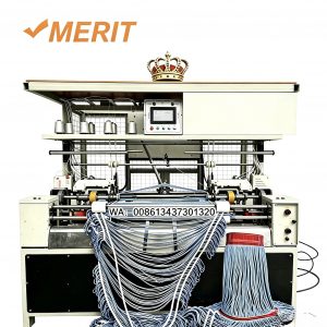 LOOP automatic mop making machine – closed loop mop production line with cotton yarn feeding
